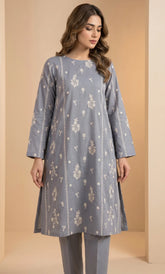 2PC Premium Embroidered Lawn |Unstitched | Breez