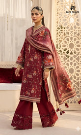 3PC Printed Lawn | Unstitched | KHD