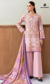 3PC Printed Lawn | Unstitched | ET-V2