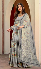 3 Piece Unstitched Printed Lawn Suit- BA-V-7