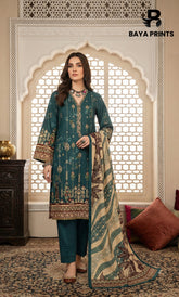 3 Piece Unstitched Lawn Suit -V-20-A-07