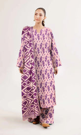 3 Piece Unstitched Printed Lawn Suit- BA-V-7