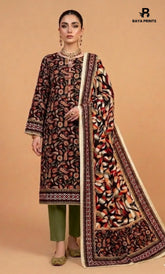 3PC Printed Lawn | Unstitched | BA-V25