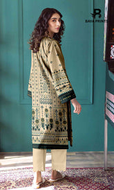3 Piece Unstitched Printed Lawn Suit -BP-V2-9