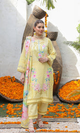 ZOE– 3PC Dobby Lawn Unstitched Suit-03