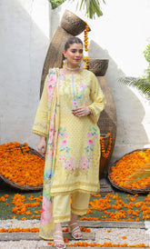 ZOE– 3PC Dobby Lawn Unstitched Suit-03