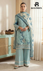 3 Piece Unstitched Lawn Suit -V-20-B-07