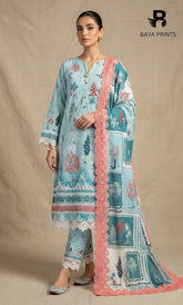 Royal Essence -3PC Printed Lawn | Unstitched