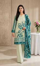 3PC Printed Lawn | Unstitched | V-23