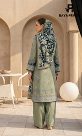3 Piece Unstitched Lawn Suit -V-20-A-01