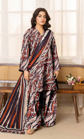 3 Piece Unstitched Premium Lawn Suit- BA-V-14