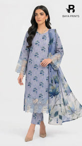 3PC Unstitched Khadar Suit BA-K-V9-10
