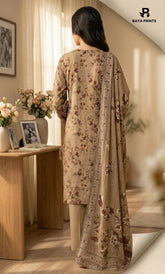 3PC Printed Lawn | Unstitched | Mother’s Grace Collection