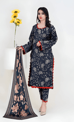 3PC Unstitched Khadar Suit BA-K-V11-24 B-10