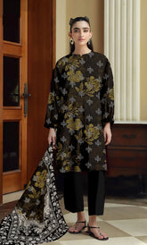 3 Piece Unstitched Printed Lawn Suit -BA-V5