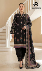 3 Piece Unstitched Lawn Suit -V-21-B-06