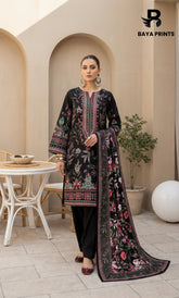 3 Piece Unstitched Lawn Suit -V-20-A-02