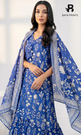 3 Piece Unstitched Printed Lawn Suit -BA-V13