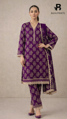 3PC Unstitched Khadar Suit BA-K-V9-09
