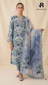 3PC Unstitched Khadar Suit BA-K-V9-02