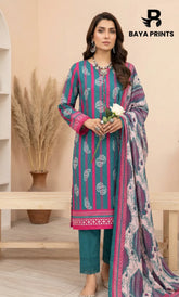 3 Piece Unstitched Lawn Suit -V-21-A-02