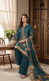 3 Piece Unstitched Lawn Suit -V-20-B-05