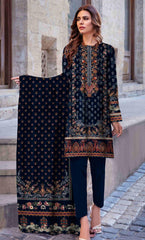 3PC Unstitched Viscose Suit DE-V2-O9