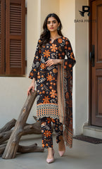 3PC Unstitched Khadar Suit BA-K-V11-06