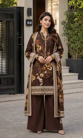 3 Piece Unstitched Lawn Suit -V-20-B-02