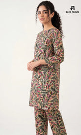 2PC Unstitched Printed Lawn Suit -Orlina