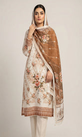 ZOE– 3PC Dobby Lawn Unstitched Suit-08