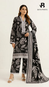 3PC Unstitched Khadar Suit BA-K-V7 -24