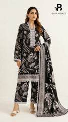3PC Unstitched Khadar Suit BA-K-V7 -24