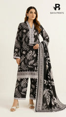 3PC Unstitched Khadar Suit BA-K-V7 -24