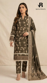 3PC Unstitched Khadar Suit BA-K-V7 -21