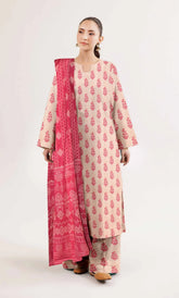 3 Piece Unstitched Printed Lawn Suit- BA-V-7