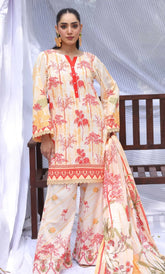 Noble Grace -3PC Printed Lawn | Unstitched