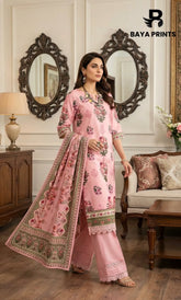 3 Piece Unstitched Lawn Suit -V-21-A-03