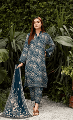 3PC Unstitched Khadar Suit BA-K-V11-24 C -8