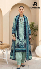 3 Piece Unstitched Lawn Suit -V-20-A-04