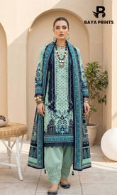 3 Piece Unstitched Lawn Suit -V-20-A-04
