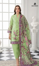 3PC Printed Lawn | Unstitched | KHD