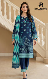 3 Piece Unstitched Lawn Suit -V-21-B-08