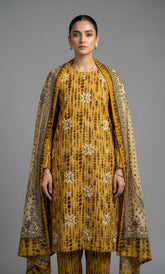Suhana – 3 Piece Lawn | Embroidered Floral Front -05