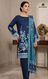 3PC Printed Lawn | Unstitched | V23