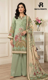 3 Piece Unstitched Lawn Suit -V-20-B-01