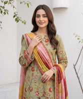 Unstitched Khadder 3-Piece green Vol:113