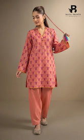 2 Piece Printed Khaddar | Unstitched | BA-V117-22