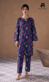 2PC printed cotton | Unstitched | BA-V1- | 12 Pari
