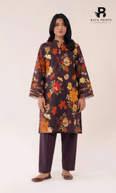 2 Piece Printed Khaddar | Unstitched | BA-V117-23